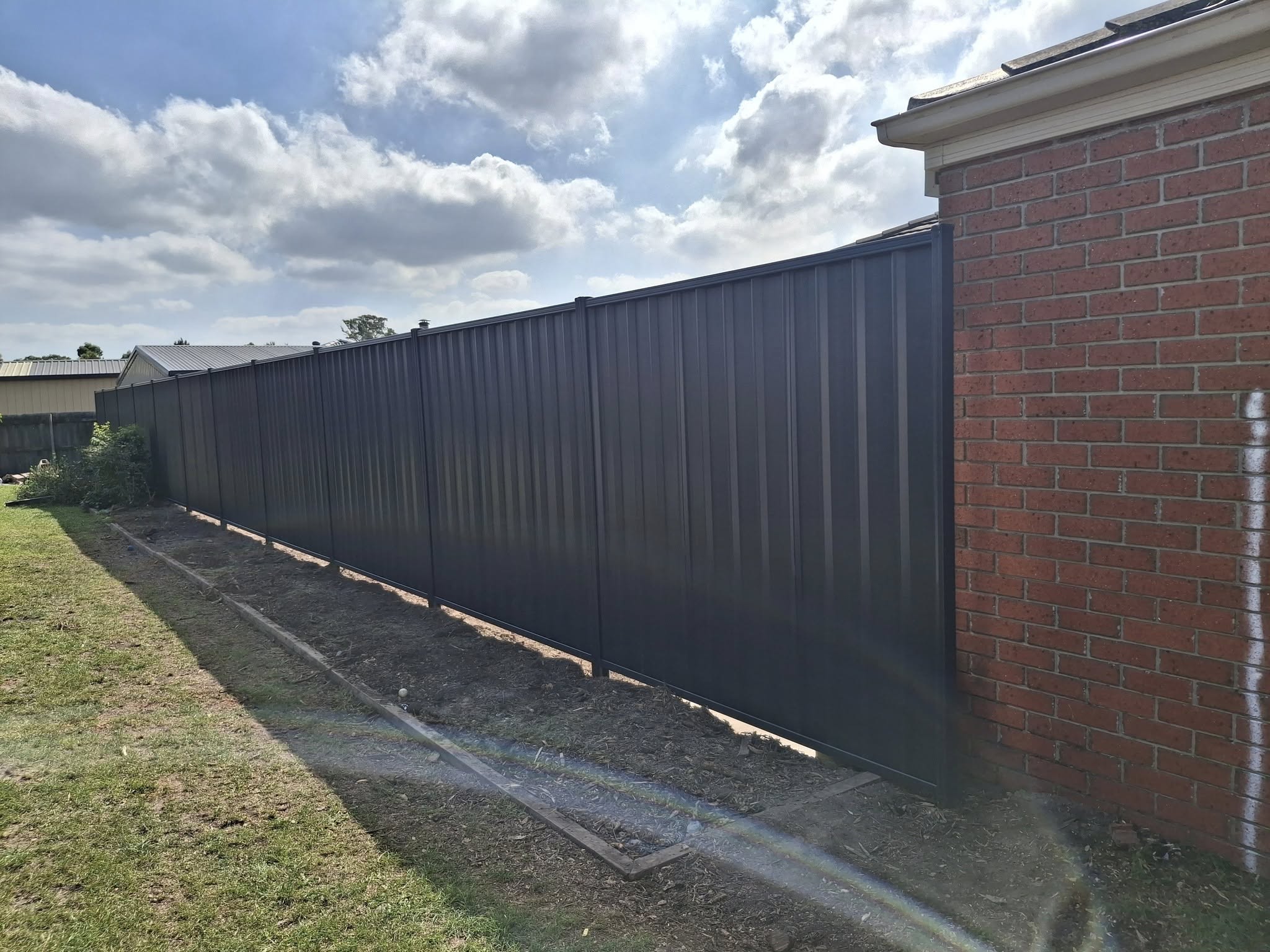 Colorbond fence installation